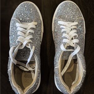 Sparkling Betsy Johnson Rhinestone Sneakers